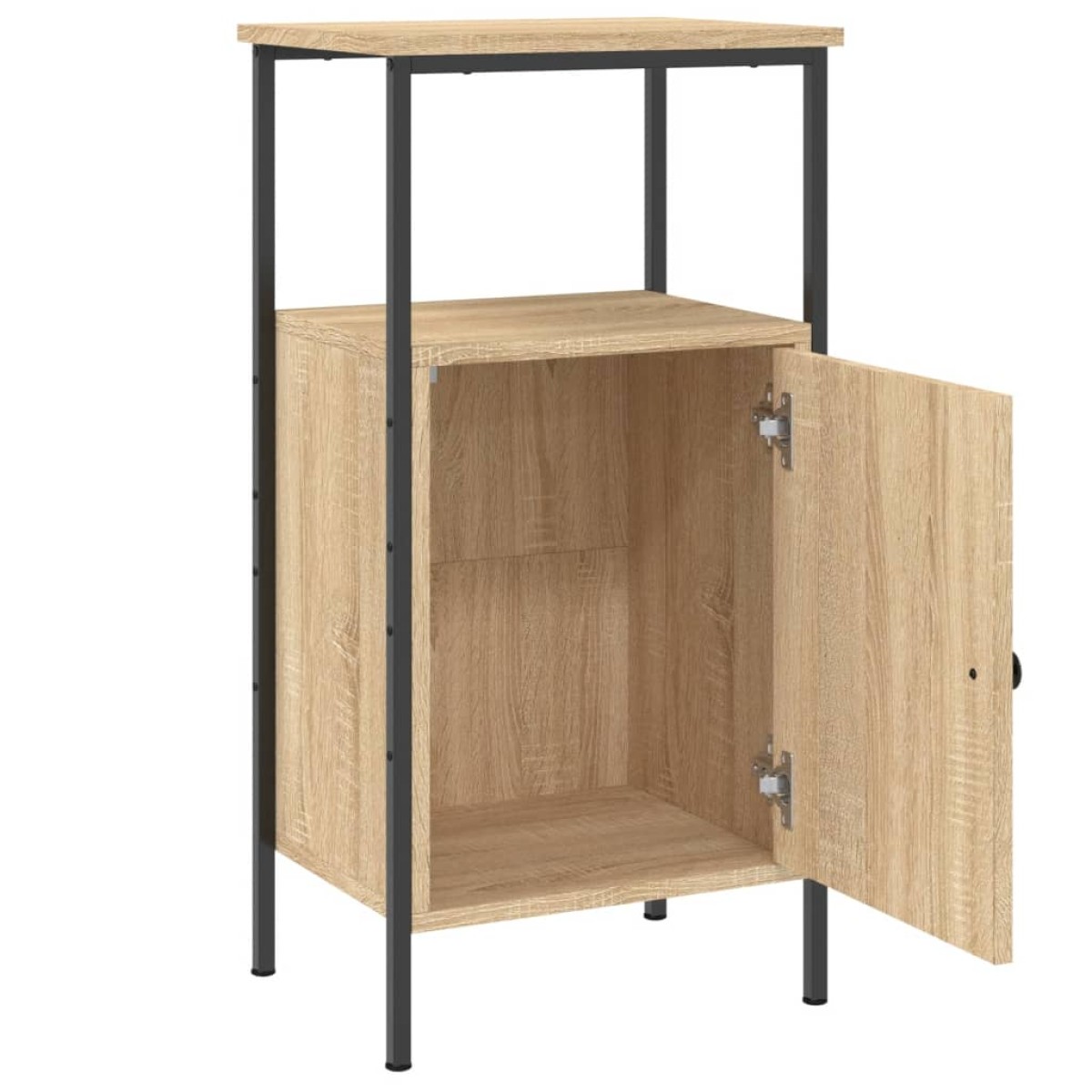 vidaXL Κομοδίνα 2 τεμ. Sonoma Δρυς 41 x 31 x 80 εκ. Επεξεργασμένο Ξύλο