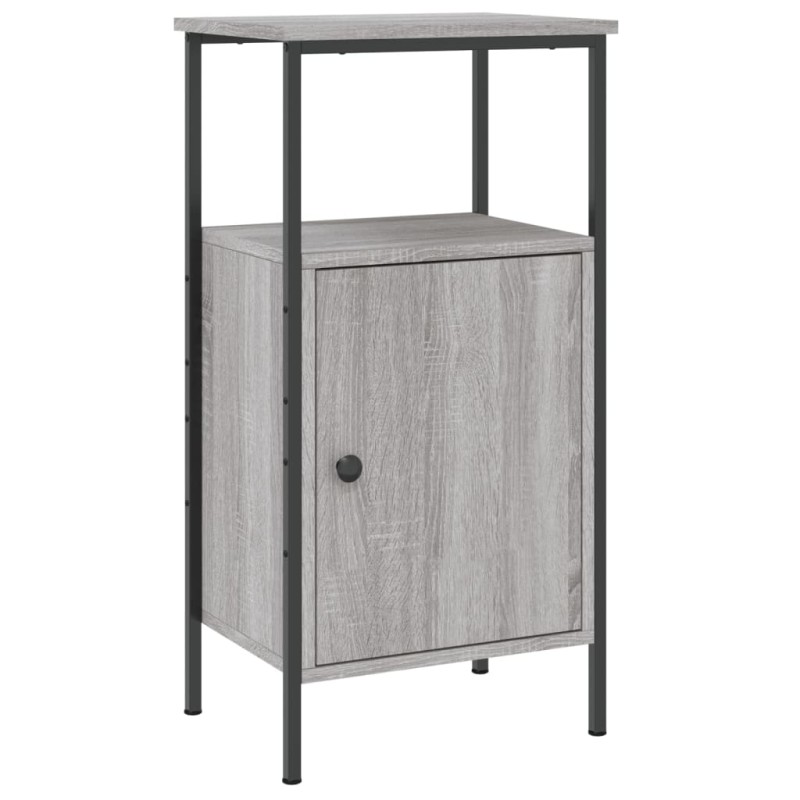vidaXL Κομοδίνο Γκρι Sonoma 41 x 31 x 80 εκ. από Επεξεργασμένο Ξύλο