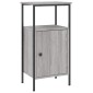 vidaXL Κομοδίνο Γκρι Sonoma 41 x 31 x 80 εκ. από Επεξεργασμένο Ξύλο
