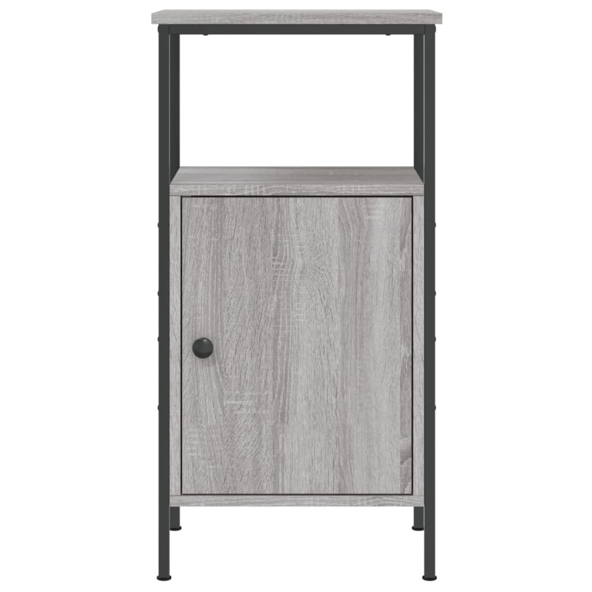 vidaXL Κομοδίνο Γκρι Sonoma 41 x 31 x 80 εκ. από Επεξεργασμένο Ξύλο