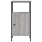vidaXL Κομοδίνο Γκρι Sonoma 41 x 31 x 80 εκ. από Επεξεργασμένο Ξύλο