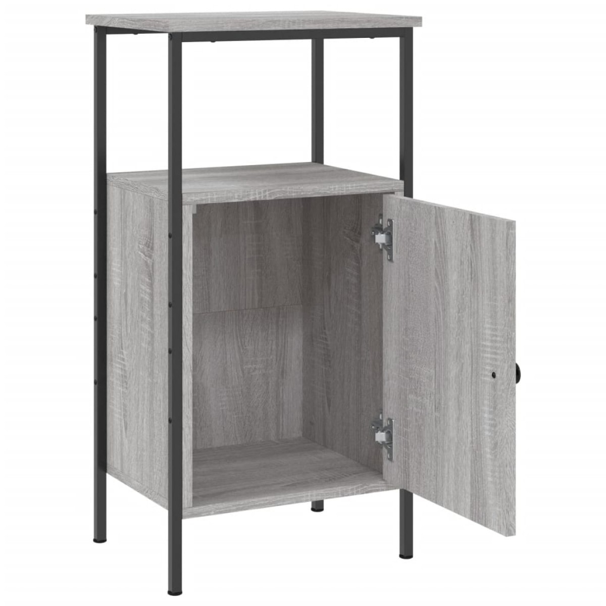 vidaXL Κομοδίνο Γκρι Sonoma 41 x 31 x 80 εκ. από Επεξεργασμένο Ξύλο