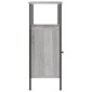 vidaXL Κομοδίνο Γκρι Sonoma 41 x 31 x 80 εκ. από Επεξεργασμένο Ξύλο
