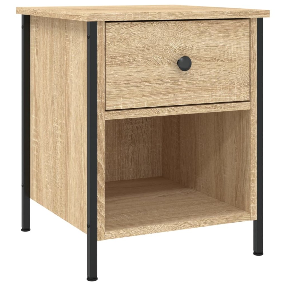 vidaXL Κομοδίνο Sonoma Δρυς 40 x 42 x 50 εκ. από Επεξεργασμένο Ξύλο