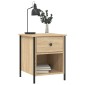 vidaXL Κομοδίνο Sonoma Δρυς 40 x 42 x 50 εκ. από Επεξεργασμένο Ξύλο