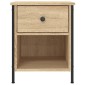 vidaXL Κομοδίνα 2 Τεμ. Sonoma Δρυς 40x42x50 εκ. από Επεξεργασμένο Ξύλο