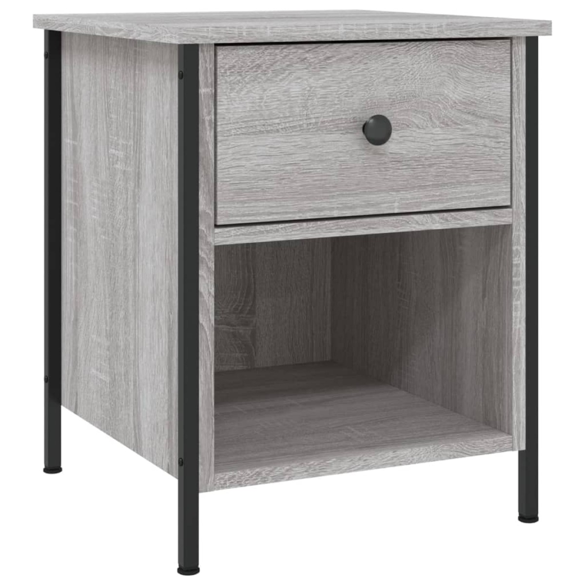 vidaXL Κομοδίνο Γκρι Sonoma 40 x 42 x 50 εκ. από Επεξεργασμένο Ξύλο