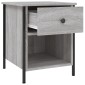 vidaXL Κομοδίνα 2 Τεμ. Γκρι Sonoma 40x42x50 εκ. από Επεξεργασμένο Ξύλο