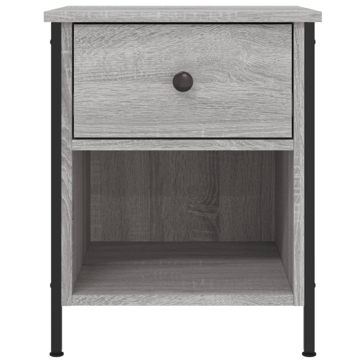 vidaXL Κομοδίνα 2 Τεμ. Γκρι Sonoma 40x42x50 εκ. από Επεξεργασμένο Ξύλο