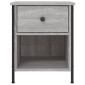 vidaXL Κομοδίνα 2 Τεμ. Γκρι Sonoma 40x42x50 εκ. από Επεξεργασμένο Ξύλο
