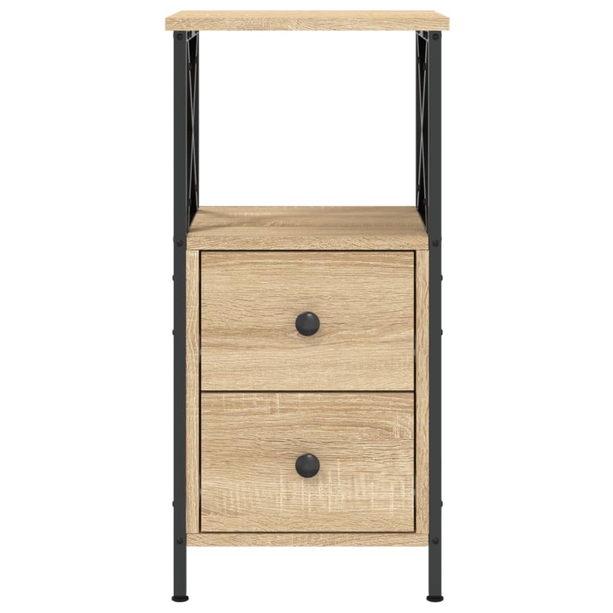 vidaXL Κομοδίνο Sonoma Δρυς 34 x 35,5 x 70 εκ. από Επεξεργασμένο Ξύλο