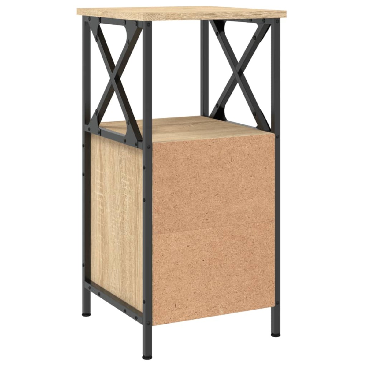 vidaXL Κομοδίνο Sonoma Δρυς 34 x 35,5 x 70 εκ. από Επεξεργασμένο Ξύλο