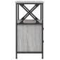 vidaXL Κομοδίνο Γκρι Sonoma 34 x 35,5 x 70 εκ. από Επεξεργασμένο Ξύλο