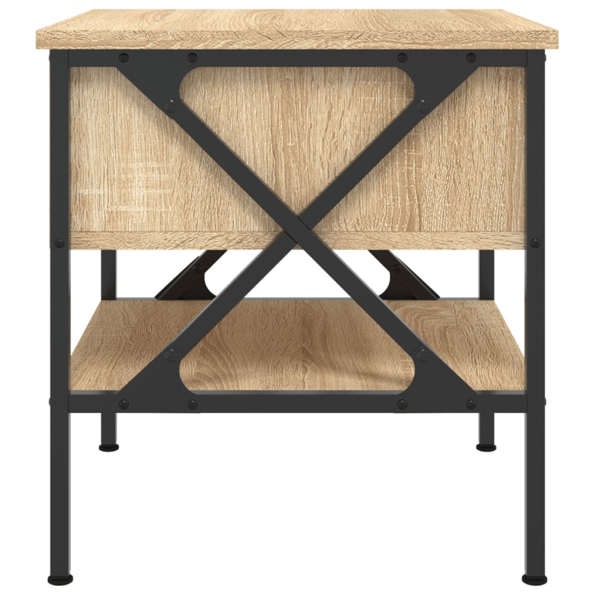 vidaXL Κομοδίνο Sonoma Δρυς 40 x 42 x 45 εκ. από Επεξεργασμένο Ξύλο