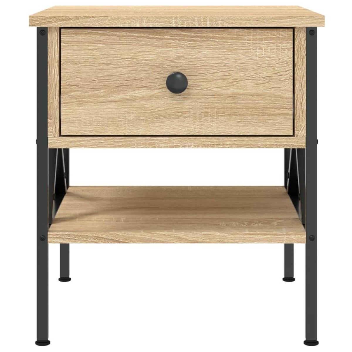 vidaXL Κομοδίνα 2 τεμ. Sonoma Δρυς 40x42x45 εκ. από Επεξεργασμένο Ξύλο