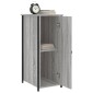 vidaXL Κομοδίνα 2 τεμ. Γκρι Sonoma 32x42x80 εκ. από Επεξεργασμένο Ξύλο