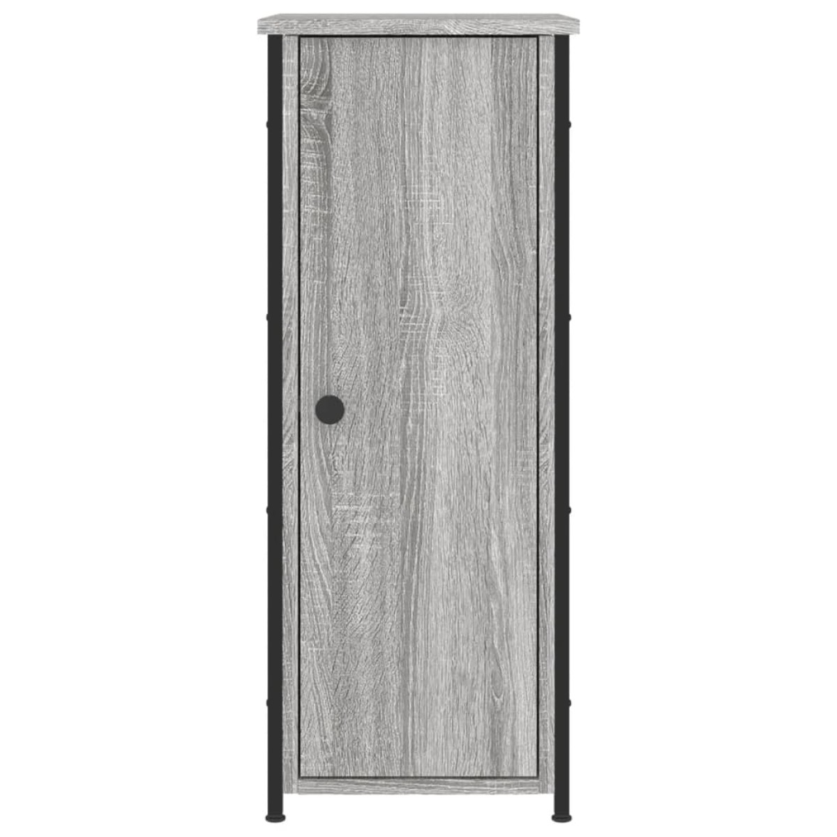 vidaXL Κομοδίνα 2 τεμ. Γκρι Sonoma 32x42x80 εκ. από Επεξεργασμένο Ξύλο