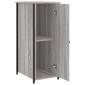vidaXL Κομοδίνα 2 τεμ. Γκρι Sonoma 32x42x80 εκ. από Επεξεργασμένο Ξύλο