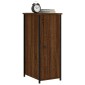 vidaXL Κομοδίνα 2 τεμ. Καφέ Δρυς 32x42x80 εκ. Επεξεργασμένο Ξύλο