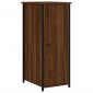 vidaXL Κομοδίνα 2 τεμ. Καφέ Δρυς 32x42x80 εκ. Επεξεργασμένο Ξύλο