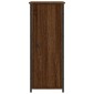 vidaXL Κομοδίνα 2 τεμ. Καφέ Δρυς 32x42x80 εκ. Επεξεργασμένο Ξύλο