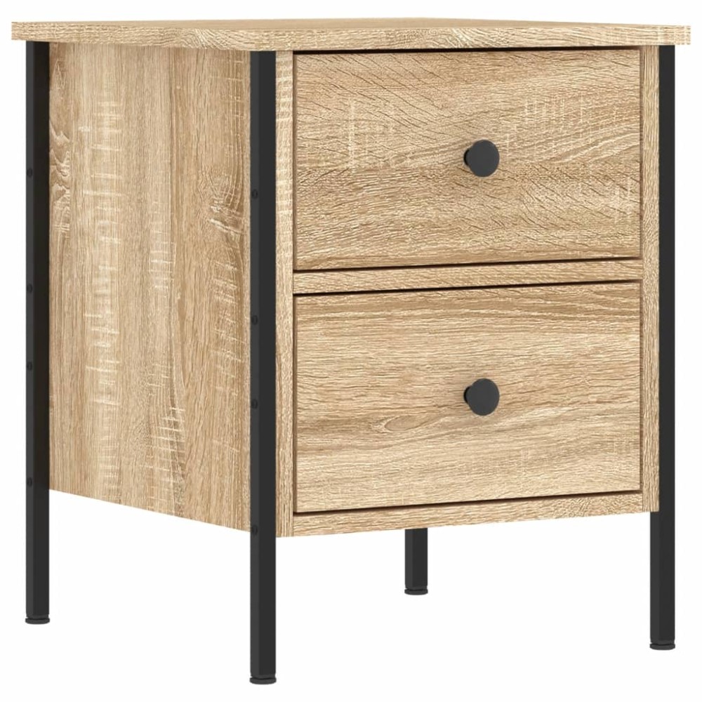 vidaXL Κομοδίνο Sonoma Δρυς 40 x 42 x 50 εκ. από Επεξεργασμένο Ξύλο
