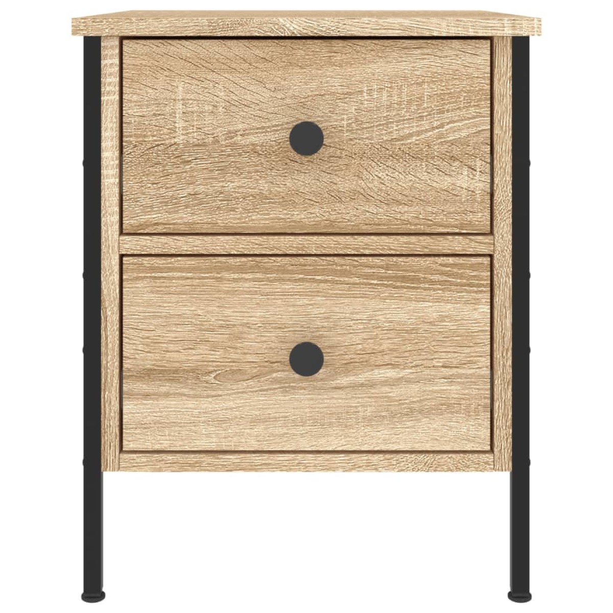 vidaXL Κομοδίνο Sonoma Δρυς 40 x 42 x 50 εκ. από Επεξεργασμένο Ξύλο