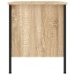 vidaXL Κομοδίνο Sonoma Δρυς 40 x 42 x 50 εκ. από Επεξεργασμένο Ξύλο