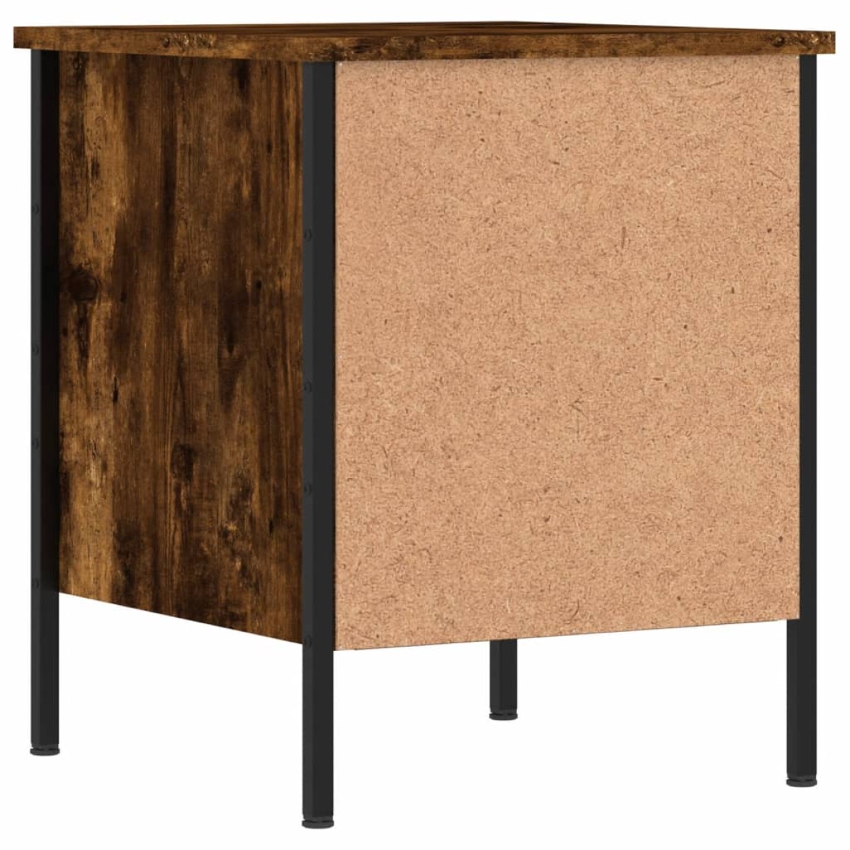 vidaXL Κομοδίνο Καπνιστή Δρυς 40 x 42 x 50 εκ. από Επεξεργασμένο Ξύλο
