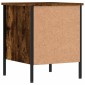vidaXL Κομοδίνα 2 τεμ. Καπνιστή Δρυς 40x42x50 εκ. Επεξεργασμένο Ξύλο