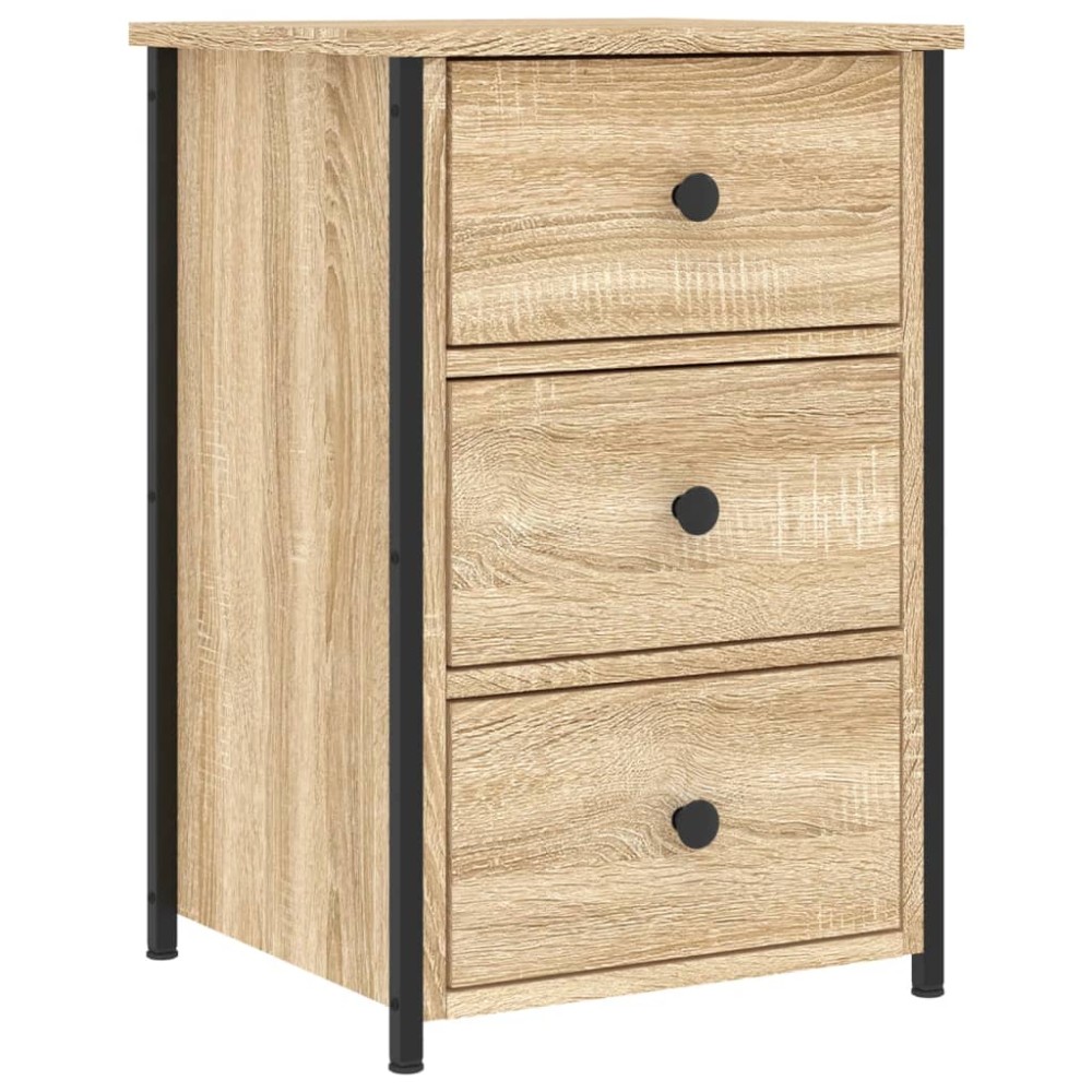 vidaXL Κομοδίνο Sonoma Δρυς 40 x 36 x 60 εκ. από Επεξεργασμένο Ξύλο