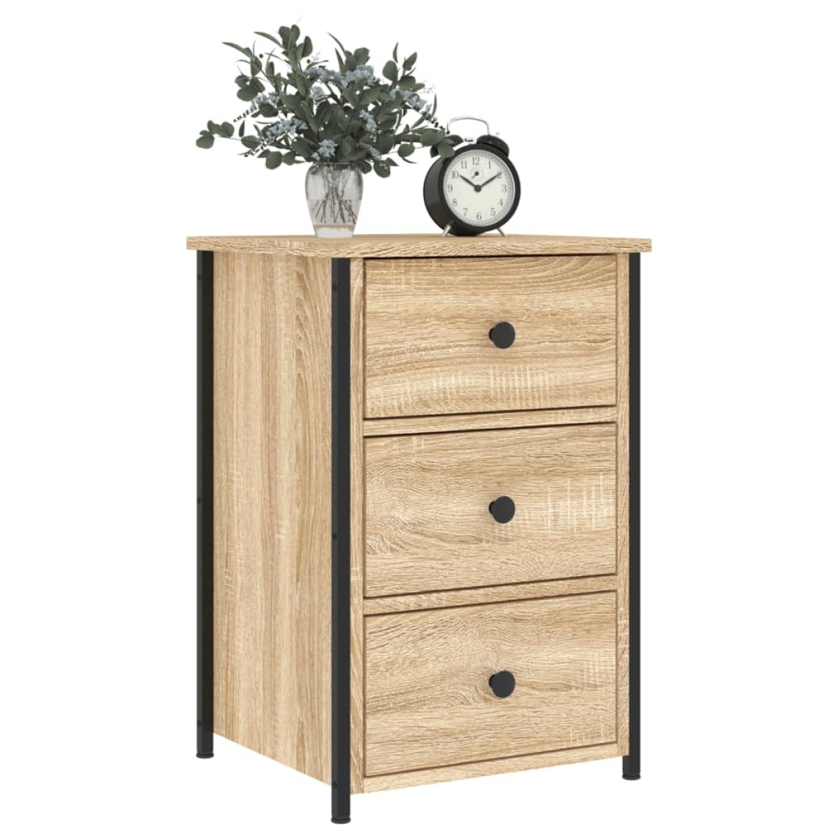 vidaXL Κομοδίνο Sonoma Δρυς 40 x 36 x 60 εκ. από Επεξεργασμένο Ξύλο