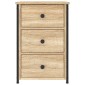 vidaXL Κομοδίνα 2 τεμ. Sonoma Δρυς 40 x 36 x 60 εκ. Επεξεργασμένο Ξύλο