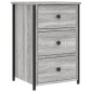 vidaXL Κομοδίνο Γκρι Sonoma 40x36x60 εκ. από Επεξεργασμένο Ξύλο
