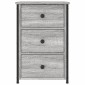vidaXL Κομοδίνο Γκρι Sonoma 40x36x60 εκ. από Επεξεργασμένο Ξύλο