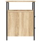 vidaXL Κομοδίνα 2 τεμ. Sonoma Δρυς 44x45x60 εκ. από Επεξεργασμένο Ξύλο