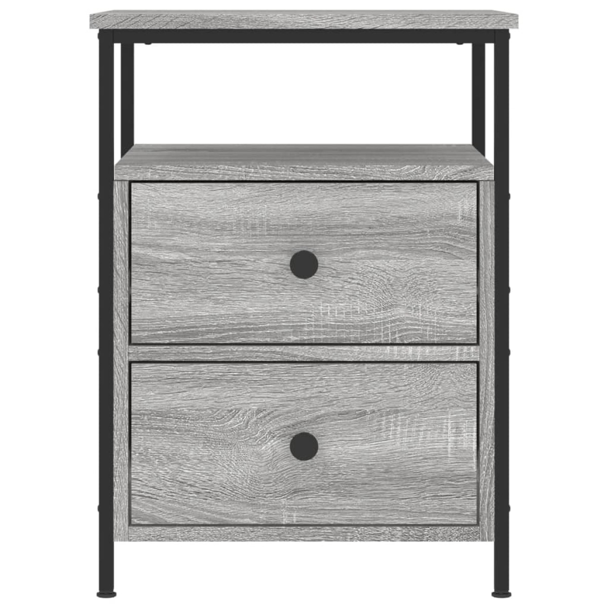 vidaXL Κομοδίνο Γκρι Sonoma 44 x 45 x 60 εκ. από Επεξεργασμένο Ξύλο