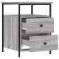 vidaXL Κομοδίνο Γκρι Sonoma 44 x 45 x 60 εκ. από Επεξεργασμένο Ξύλο