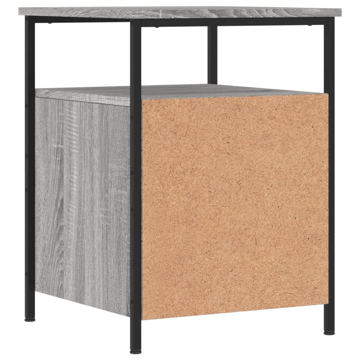 vidaXL Κομοδίνα 2 τεμ. Γκρι Sonoma 44x45x60 εκ. από Επεξεργασμένο Ξύλο