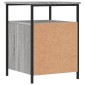 vidaXL Κομοδίνα 2 τεμ. Γκρι Sonoma 44x45x60 εκ. από Επεξεργασμένο Ξύλο