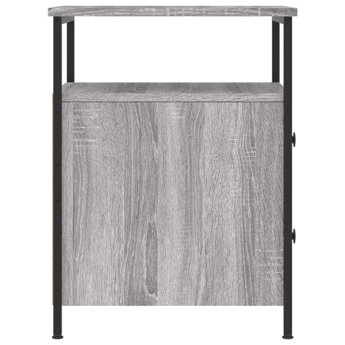 vidaXL Κομοδίνα 2 τεμ. Γκρι Sonoma 44x45x60 εκ. από Επεξεργασμένο Ξύλο