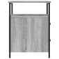 vidaXL Κομοδίνα 2 τεμ. Γκρι Sonoma 44x45x60 εκ. από Επεξεργασμένο Ξύλο