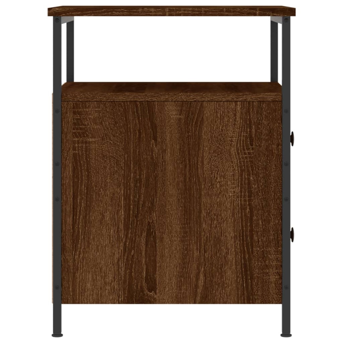 vidaXL Κομοδίνο Καφέ Δρυς 44 x 45 x 60 εκ. από Επεξεργασμένο Ξύλο