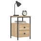 vidaXL Κομοδίνο Sonoma Δρυς 34 x 35,5 x 50 εκ. από Επεξεργασμένο Ξύλο
