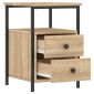 vidaXL Κομοδίνο Sonoma Δρυς 34 x 35,5 x 50 εκ. από Επεξεργασμένο Ξύλο
