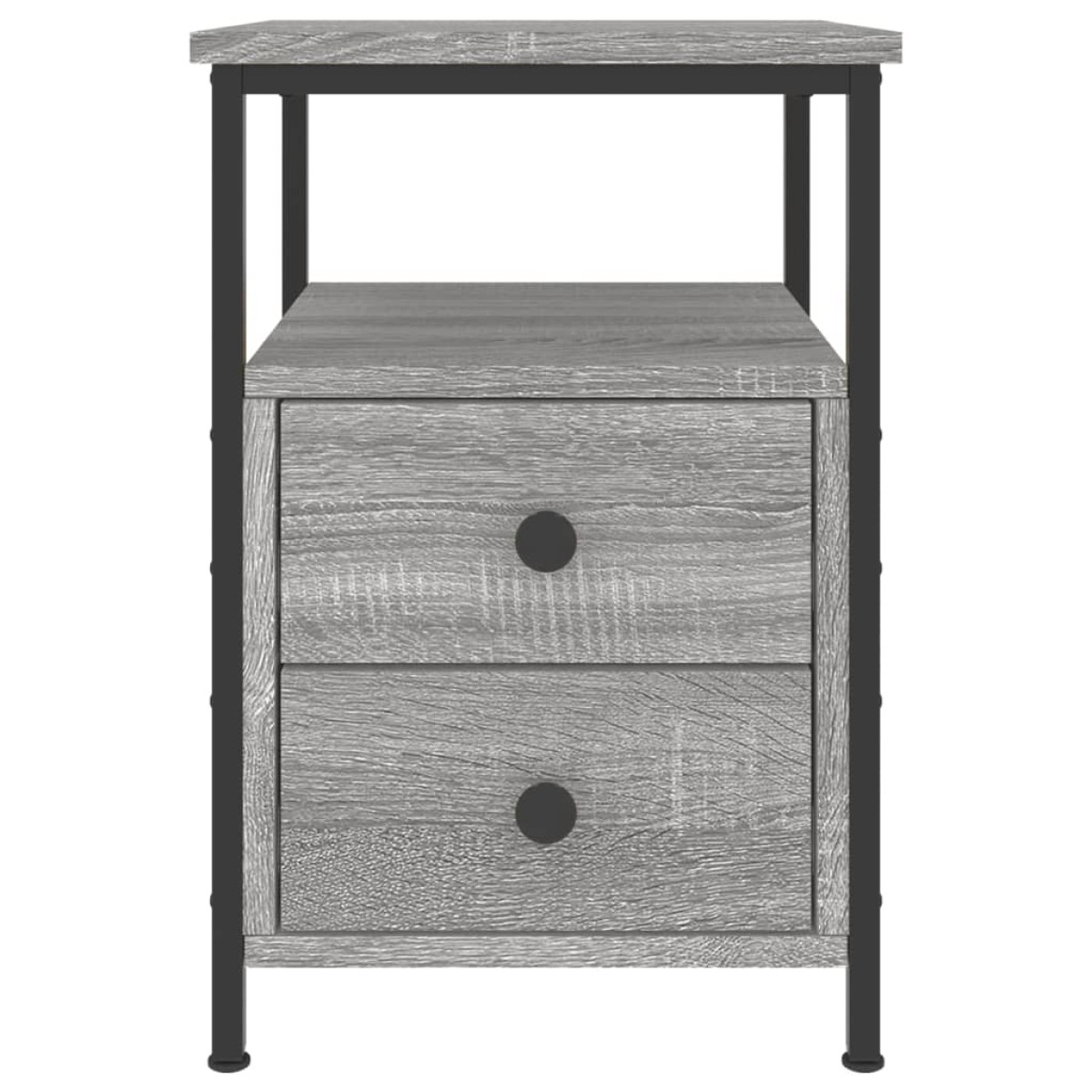 vidaXL Κομοδίνο Γκρι Sonoma 34 x 35,5 x 50 εκ. από Επεξεργασμένο Ξύλο
