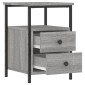 vidaXL Κομοδίνο Γκρι Sonoma 34 x 35,5 x 50 εκ. από Επεξεργασμένο Ξύλο