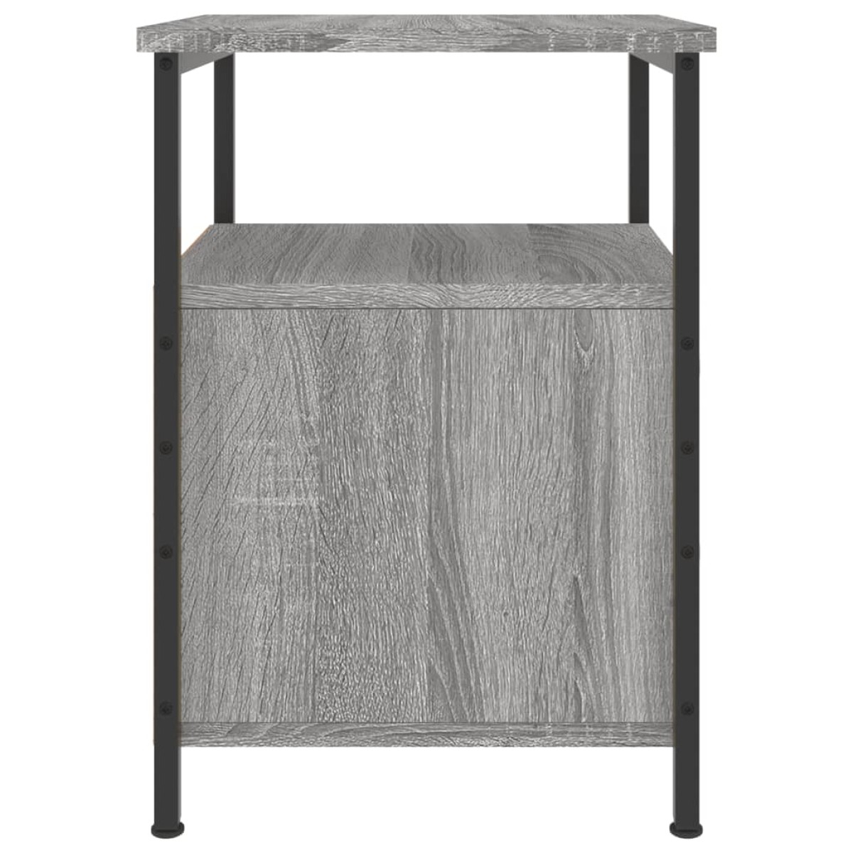 vidaXL Κομοδίνο Γκρι Sonoma 34 x 35,5 x 50 εκ. από Επεξεργασμένο Ξύλο