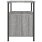 vidaXL Κομοδίνο Γκρι Sonoma 34 x 35,5 x 50 εκ. από Επεξεργασμένο Ξύλο