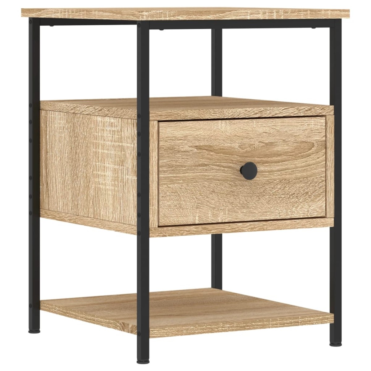 vidaXL Κομοδίνα 2 τεμ. Sonoma Δρυς 40 x 42 x 56 εκ. από Επεξεργ. Ξύλο